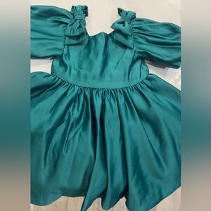 Janie and Jack green dress